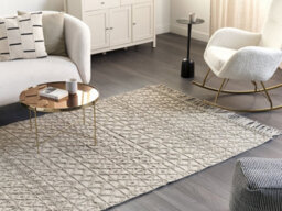 Beliani Rug Alucra Sand Beige 160 X 230 Cm Wool - thumbnail 2
