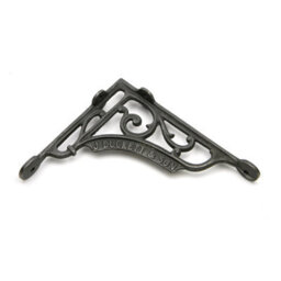 "Pair Of Antique Cast Iron J Duckett Shelf Brackets - 180mm X 195mm  7"" X 7.75""" - thumbnail 5