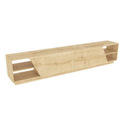 Decorotika Rhodes Tv Stand Tv Unit For Tv's Up To 106 Inch Oak - thumbnail 5