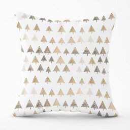 Warren Reed Designer Geometric Christmas Tree Pattern Outdoor Cushion 45Cm X 45Cm - thumbnail 1