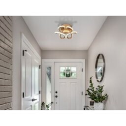 Luminosa Lighting Luminosa Melisand Integrated Led Semi Flush Ceiling Light Champagne Colored Matt Led 2700-6000K - thumbnail 7