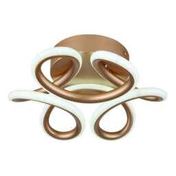 Luminosa Lighting Luminosa Melisand Integrated Led Semi Flush Ceiling Light Champagne Colored Matt Led 2700-6000K - thumbnail 5