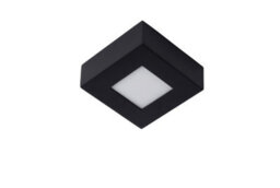 Lucide Brice-Led Modern Flush Ceiling Light Bathroom - Led Dim. - 1X8W 3000K - Ip44 - Black - thumbnail 3
