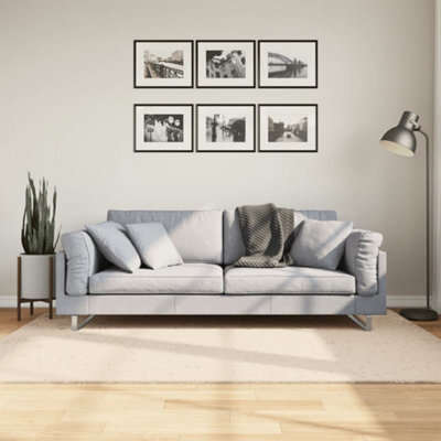Walplus Rug Huarte Short Pile Soft And Washable Beige 140X200 Cm - image 1