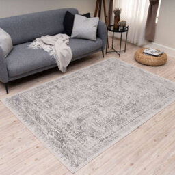 The Rugs Montana Cream Grey Oriental Area Rug And Runner Soft Durable Pet Friendly Easy To Clean Living Room Bedroom 3716Cg - thumbnail 9