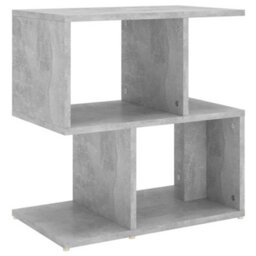 Berkfield Elegant Bedside Cabinet Concrete Grey 50X30X51.5 Cm Engineered Wood - thumbnail 1