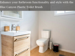 Blue Canyon White Plastic Toilet Brush And Holder Durable Washable Cleaning Brush - thumbnail 6