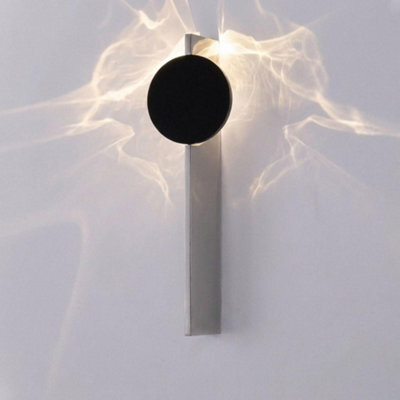 Amorly Modern Rotatable Led Wall Sconce Silver Corrugated Wall Lamp Creative Adjustable Lighting For Living Room Bedroom Headboard Porch - image 1