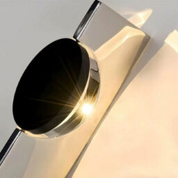 Amorly Modern Rotatable Led Wall Sconce Silver Corrugated Wall Lamp Creative Adjustable Lighting For Living Room Bedroom Headboard Porch - thumbnail 8