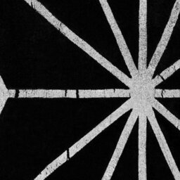 Beliani Black Silver Geometric Rug 80 X 150 Cm Handwoven Viscose-Cotton Low Pile - thumbnail 5