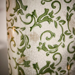 Dibor Vintage Luxury Irina Green Botanical Bottle Flower Vase H31 X W14Cm - thumbnail 4