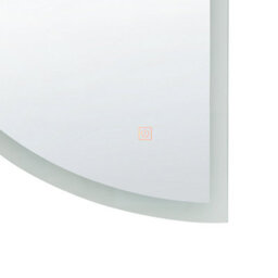 Beliani Led Bathroom Mirror Bezons 49 Cm 80 Cm Silver - thumbnail 6
