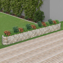 Berkfield Gabion Raised Bed Galvanised Iron 540X50X50 Cm - thumbnail 1