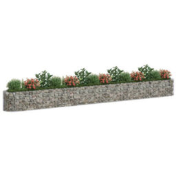 Berkfield Gabion Raised Bed Galvanised Iron 540X50X50 Cm - thumbnail 3