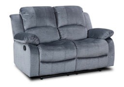 Grey Chenille Fabric 3 + 2 + 1 Seater Manual Recliner Sofa And Armchair Set Valencia - thumbnail 7