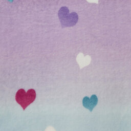 Bedlam Cosy Ombre Heart Plush & Sherpa Reverse Duvet Cover Set - thumbnail 4