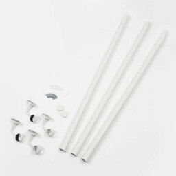 Afit 3.6M White Handrail Kit Easy Fit. Includes Rails, Brackets, Ends, Screws. Premium Finish For Fast, No Fuss Install - thumbnail 5