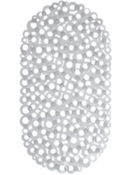 Showerdrape Otto Clear Anti Slip Pvc Bath Mat 69Cm X 36Cm - thumbnail 1