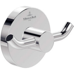 Villeroy & Boch Elements - Tender Double Robe Hook Chrome Tva15101200061 - thumbnail 1