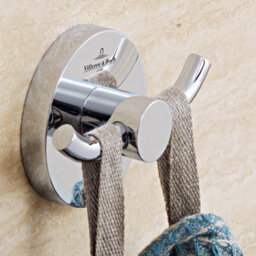 Villeroy & Boch Elements - Tender Double Robe Hook Chrome Tva15101200061 - thumbnail 2
