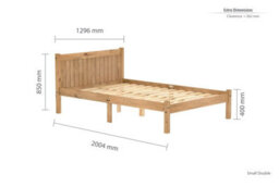 Birlea Trent Small Double Frame In Bed Pine - thumbnail 8