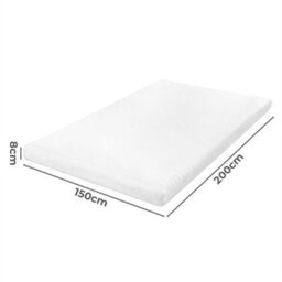 King Bamboo Charcoal Mattress Topper Memory Foam Cooling Gel King Double Thick 8Cm - thumbnail 2
