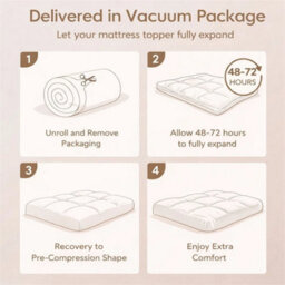 King Bamboo Charcoal Mattress Topper Memory Foam Cooling Gel King Double Thick 8Cm - thumbnail 6