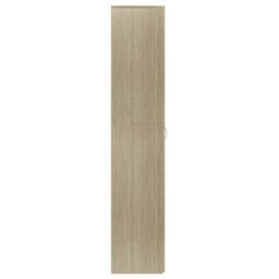 Vidaxl Shoe Cabinet Sonoma Oak 80X35.5X180 Cm Engineered Wood - thumbnail 5