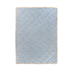 Wylder Amelia 100% Cotton Floral Quilted Bedspread, Duck Egg Blue, 240 X 260 Cm - thumbnail 4