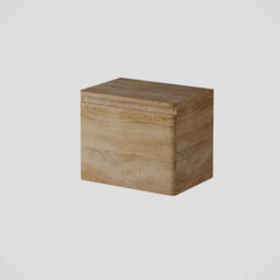 Affine Bathroom Cloakroom Vanity Unit Countertop Wash Basin Wall Hung Wood 500mm - thumbnail 3