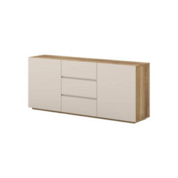 Arte Criss 150Cm Sideboard Cabinet - Cashmere & Oak Mauvella, Compact Storage With Soft Modern Character - thumbnail 5