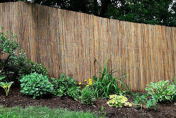 Abaseen 1.2M X 3M Bamboo Slat Natural Screen Garden Fence - thumbnail 4