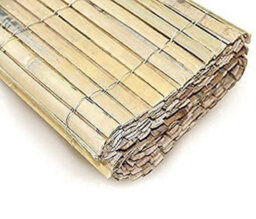 Abaseen 1.2M X 3M Bamboo Slat Natural Screen Garden Fence - thumbnail 1