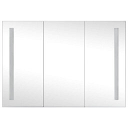 Vidaxl Led Bathroom Mirror Cabinet 89X14X62 Cm - thumbnail 4