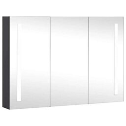 Vidaxl Led Bathroom Mirror Cabinet 89X14X62 Cm - thumbnail 2