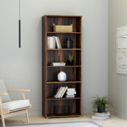 Furniture To Go Essential Wide 5 Shelf Bookcase In Vintage Oak - thumbnail 4