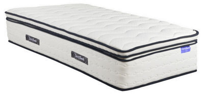 Save On Goods UK 3Ft Single Pocket Spring 2000 Visco Elastic Memory Foam Pillow Top Sprung Mattress - image 1