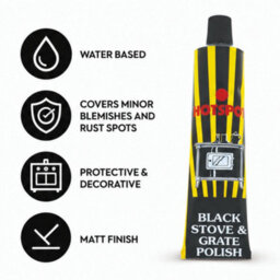 Hotspot Stove & Grate Polish Matt Black Finish 75Ml - thumbnail 6