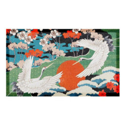 Native Natural Japanese Bird Indoor & Outdoor Doormat - 70X40Cm - thumbnail 2
