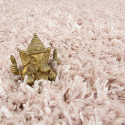 Loomed Super Soft Blush Pink Shaggy Runner Rug 60X240Cm - thumbnail 3