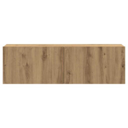 Berkfield 7 Piece Tv Cabinet Set Wall-Mounted Artisan Oak Engineered Wood - thumbnail 7