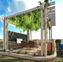 Artificial Plant Flower Living Wall Panels Realistic Indoor/outdoor Garden 100Cm X 100Cm Home, Office, Cafe, Shop, Salon, Wedding - thumbnail 9