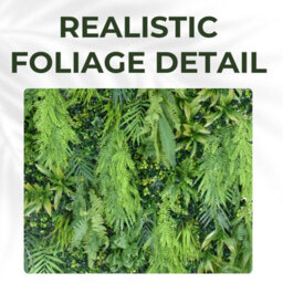 Artificial Plant Flower Living Wall Panels Realistic Indoor/outdoor Garden 100Cm X 100Cm Home, Office, Cafe, Shop, Salon, Wedding - thumbnail 5