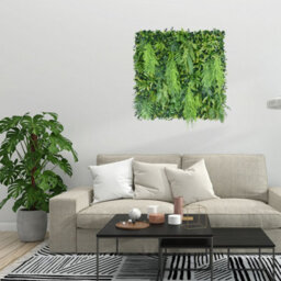 Artificial Plant Flower Living Wall Panels Realistic Indoor/outdoor Garden 100Cm X 100Cm Home, Office, Cafe, Shop, Salon, Wedding - thumbnail 8