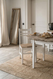 Statement Furniture Florence Country Style Wooden Chair - White - thumbnail 3