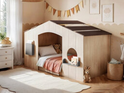 Flair Frankie Wooden House Bed - thumbnail 1