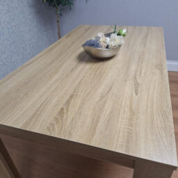 Kosy Koala Oak Effect Dining Table Set With 4 Green Velvet Chairs And Bench Dining Room Furniture - thumbnail 9