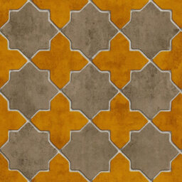 As Creation Bricoflor Non-Woven Wallpaper, Moroccan & Tiled Wallpaper, Oriental, Geometric In Brown, Orange, Terracotta - 10,05 X 0,53 M - thumbnail 1