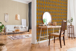 As Creation Bricoflor Non-Woven Wallpaper, Moroccan & Tiled Wallpaper, Oriental, Geometric In Brown, Orange, Terracotta - 10,05 X 0,53 M - thumbnail 5