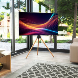 "Avf Camden Freestanding Tripod Tv Stand, For Tvs Up To 65""" - thumbnail 1